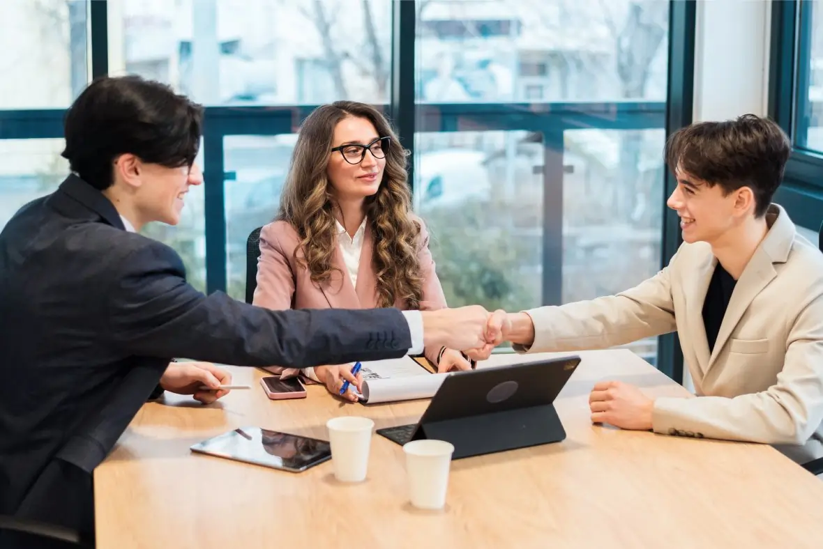 Business Partnership Handshake